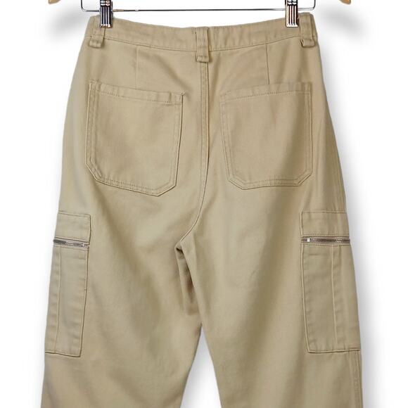 WeWoreWhat SZ 26 Utility Pant in Khaki-Zipper Pockets - Picture 6 of 8